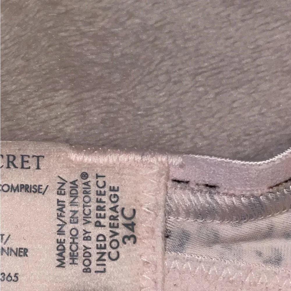 Victorias secret animal print lined perfect coverage bra size 34C - Picture 8 of 11